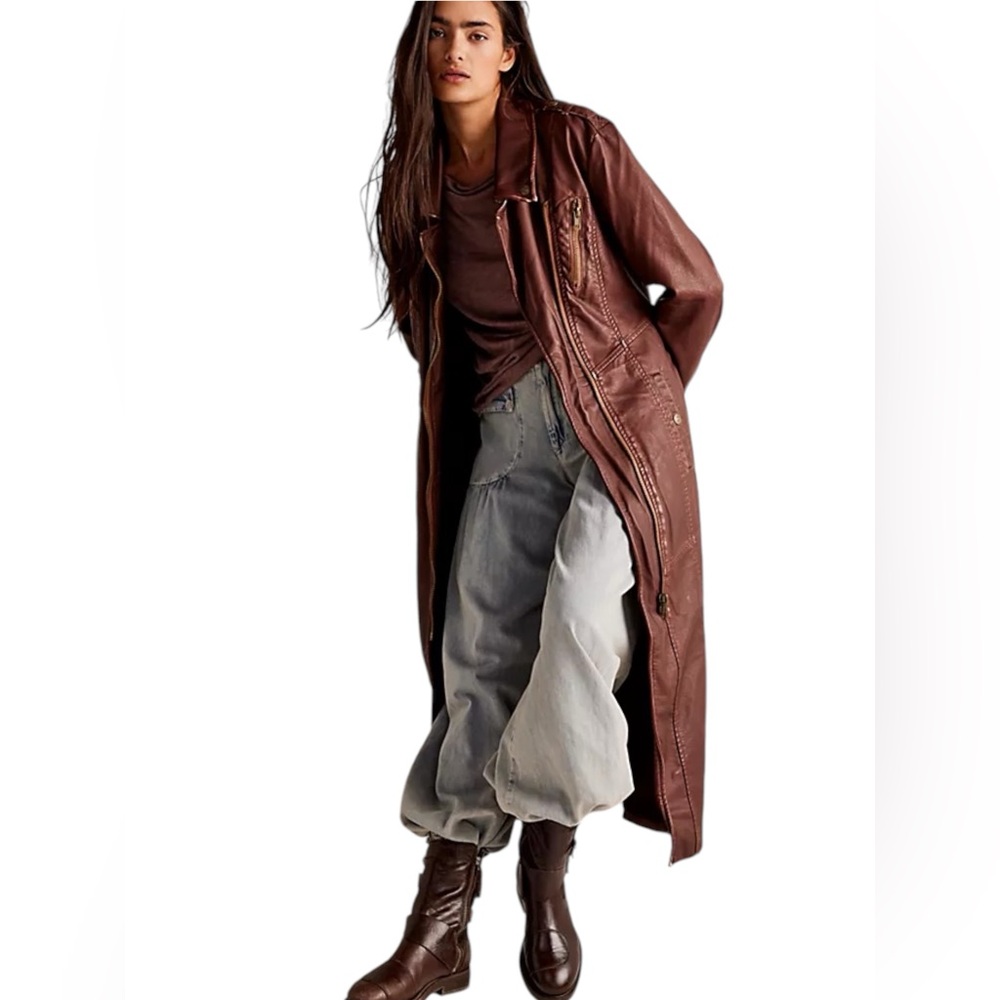 🆕 FREE PEOPLE | ISABELLE VEGAN MOTO JACKET | SIZE: M